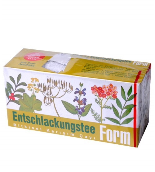 Entschlackungstee Form Çayı